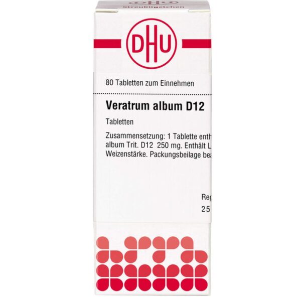 VERATRUM ALBUM D 12 Tabletten 80 St.