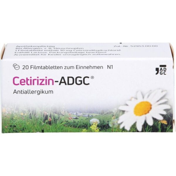 CETIRIZIN ADGC Filmtabletten 20 St.