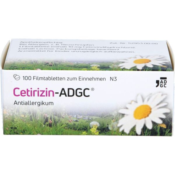 CETIRIZIN ADGC Filmtabletten 100 St.