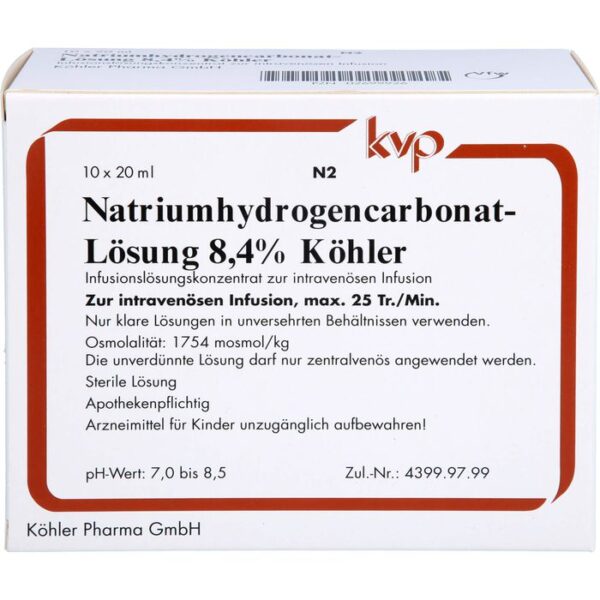 NATRIUMHYDROGENCARBONAT-Lösung 8,4% Köhler 200 ml