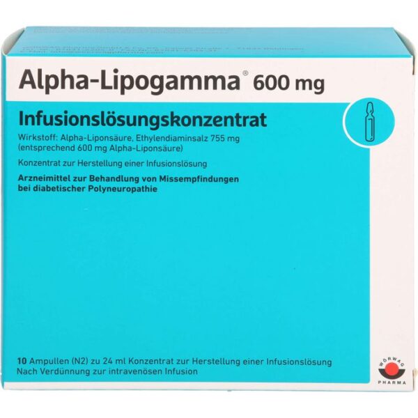 ALPHA-LIPOGAMMA 600 mg Infusionslsg.-Konzentrat 240 ml