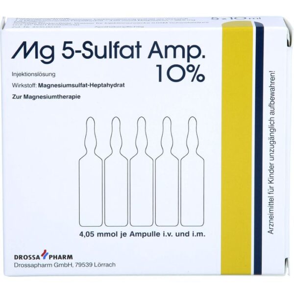 MG 5 Sulfat Amp. 10% Injektionslösung 5 St.