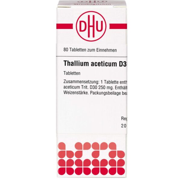 THALLIUM ACETICUM D 30 Tabletten 80 St.