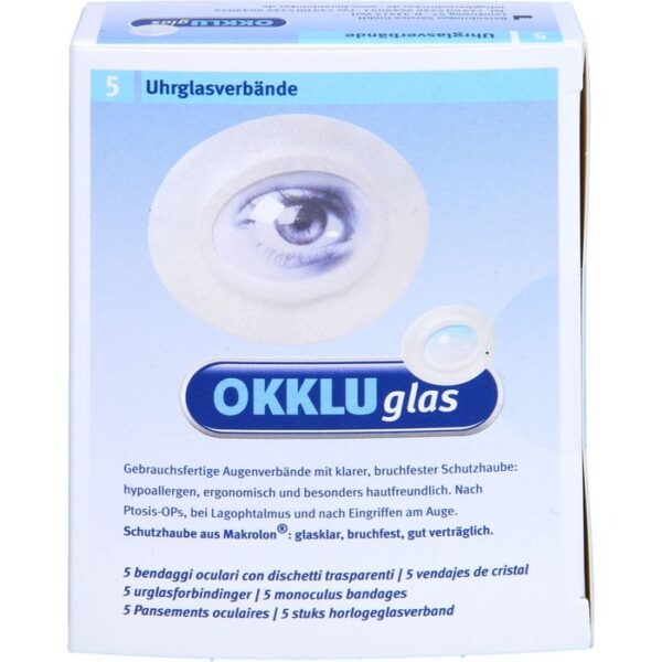 OKKLUGLAS Uhrglasverband 5 St.