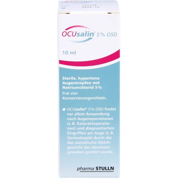 OCUSALIN 5% OSD Augentropfen 10 ml