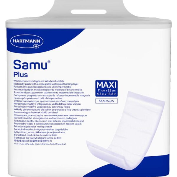 SAMU Wöchnerinnen Vorlagen Plus maxi 11x35 cm 56 St.