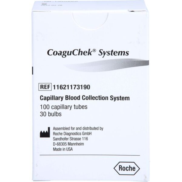 COAGUCHEK System S Kapillaren 100 St.