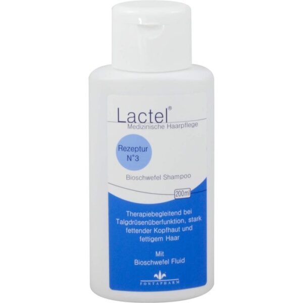 LACTEL Nr.3 Shampoo gegen stark fetten.Kopfhaut 200 ml