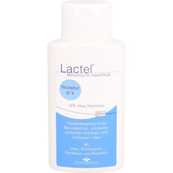 LACTEL Nr.4 Shampoo gegen trock.jucken.Kopfhaut 200 ml