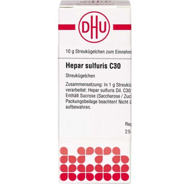 HEPAR SULFURIS C 30 Globuli 10 g