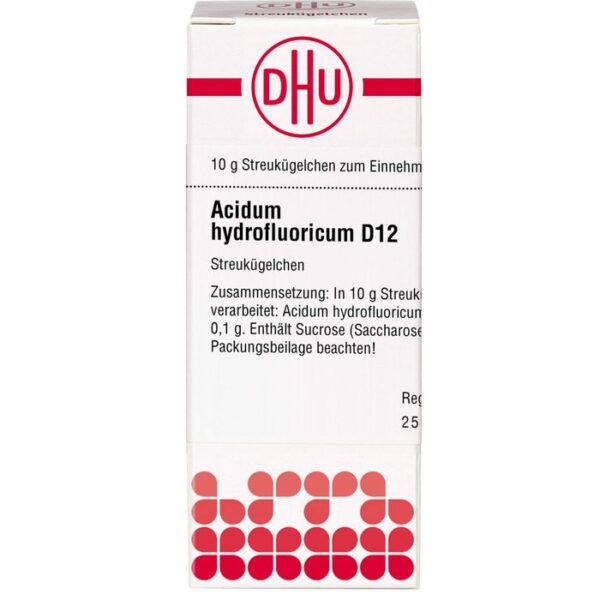 ACIDUM HYDROFLUORICUM D 12 Globuli 10 g