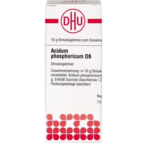 ACIDUM PHOSPHORICUM D 6 Globuli 10 g