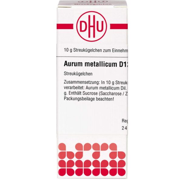 AURUM METALLICUM D 12 Globuli 10 g