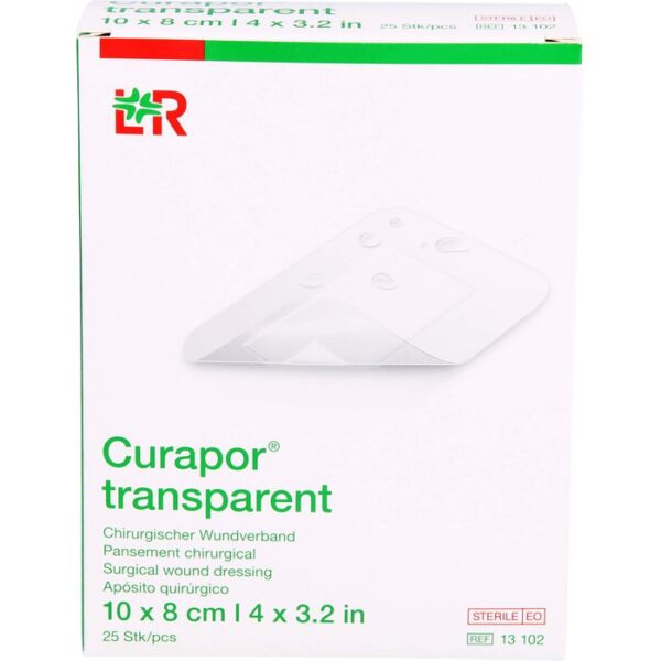 CURAPOR Wundverband steril transparent 8x10 cm 25 St.