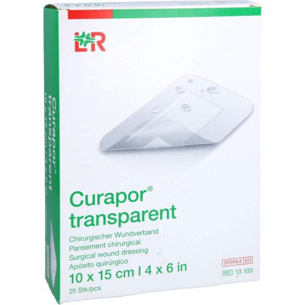 CURAPOR Wundverband steril transparent 10x15 cm 25 St.