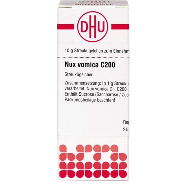 NUX VOMICA C 200 Globuli 10 g