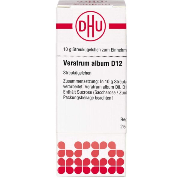 VERATRUM ALBUM D 12 Globuli 10 g