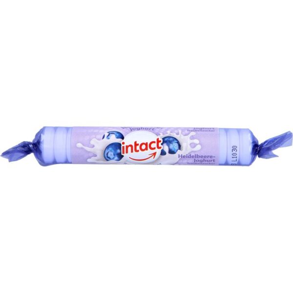 INTACT Traubenzucker Rolle Heidelbeere Joghurt 40 g