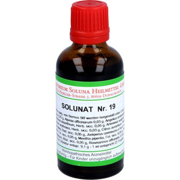 SOLUNAT Nr.19 Tropfen 50 ml