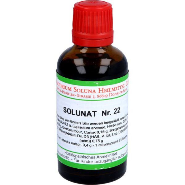 SOLUNAT Nr.22 Tropfen 50 ml