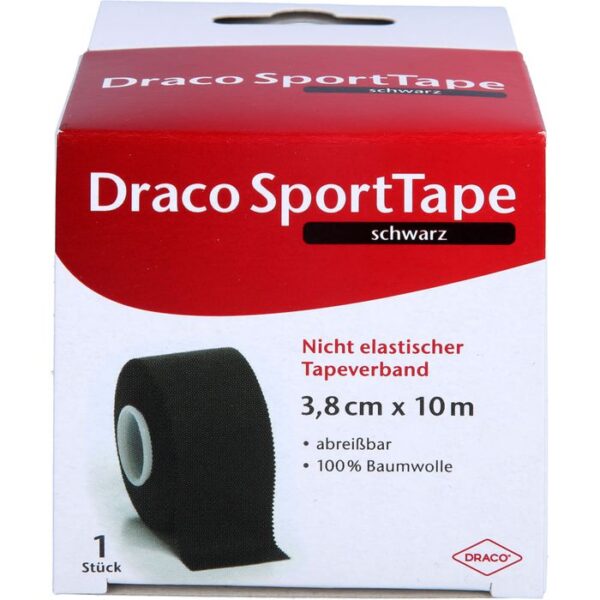 DRACO TAPEVERBAND 3,8 cmx10 m schwarz 1 St.