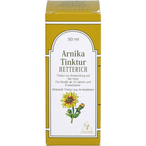 ARNIKA TINKTUR Hetterich 50 ml