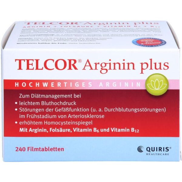 TELCOR Arginin plus Filmtabletten 240 St.