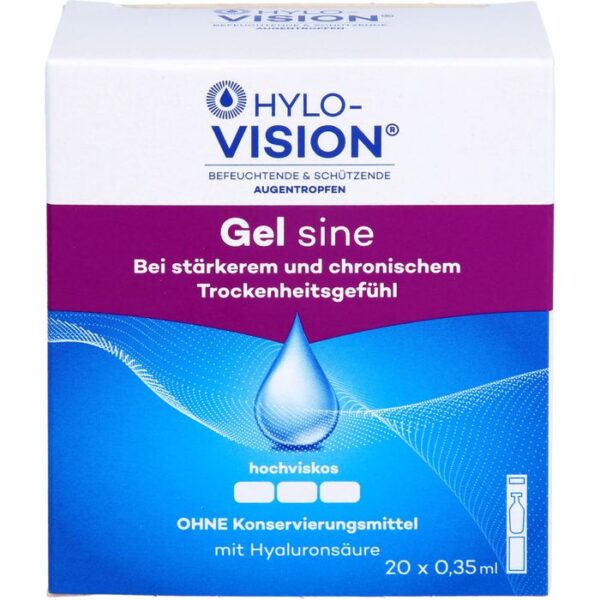 HYLO-VISION Gel sine Einzeldosispipetten 7 ml