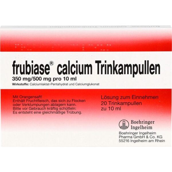 FRUBIASE CALCIUM T Trinkampullen 20 St.