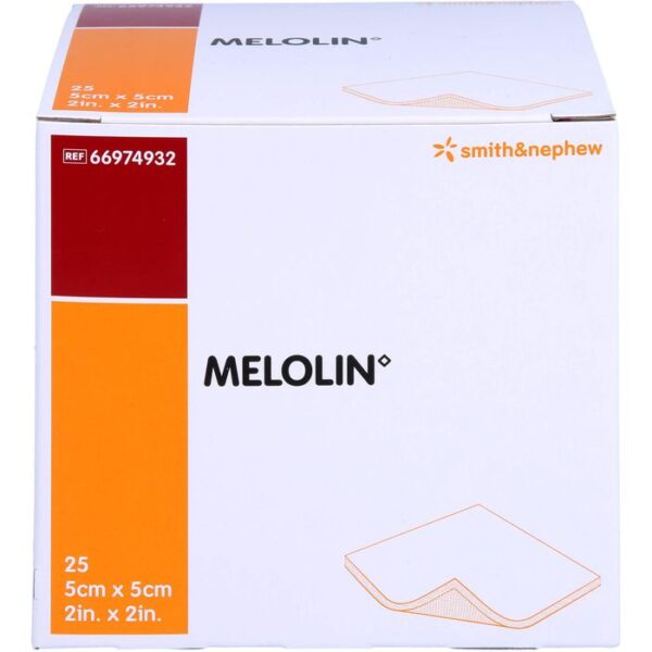 MELOLIN 5x5 cm Wundauflagen steril 25 St.