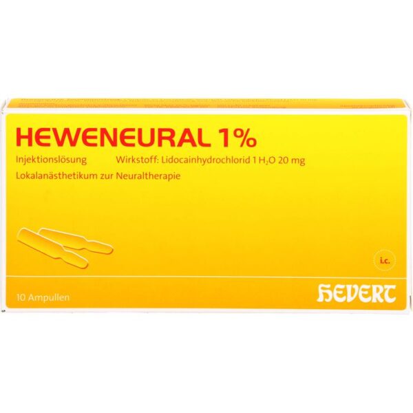 HEWENEURAL 1% Injektionslösung Ampullen 20 ml