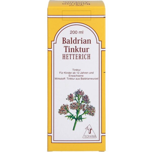 BALDRIANTINKTUR Hetterich 200 ml