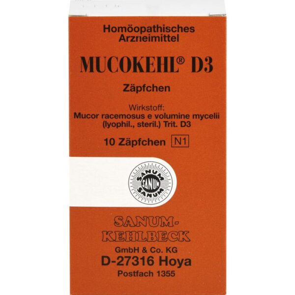 MUCOKEHL D 3 Zäpfchen 10 St.