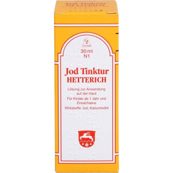 JODTINKTUR Hetterich 30 ml