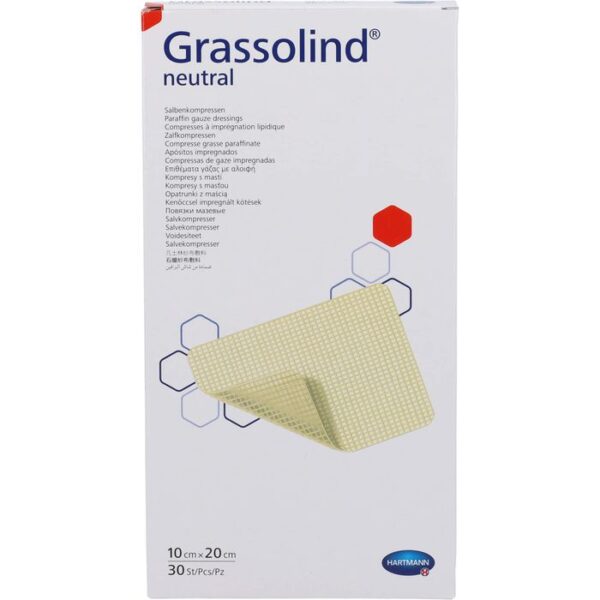 GRASSOLIND Salbenkompressen 10x20 cm steril 30 St.