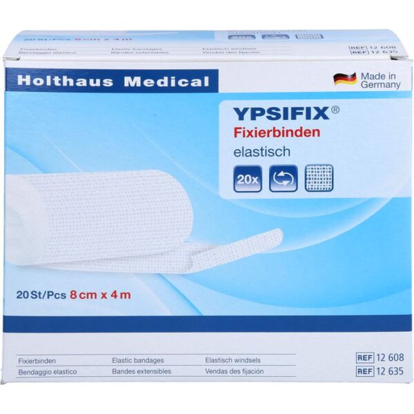 FIXIERBINDE YPSIFIX elastisch 8 cmx4 m lose 20 St.