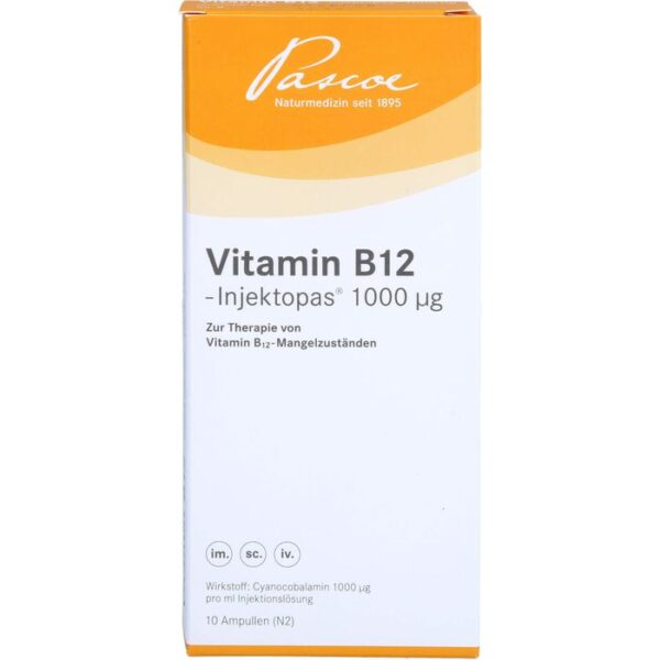 VITAMIN B12 INJEKTOPAS 1.000 µg Injektionslsg. 10 ml