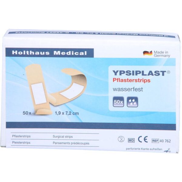 PFLASTERSTRIPS YPSIPLAST wasserfest 1,9x7,2 cm 50 St.