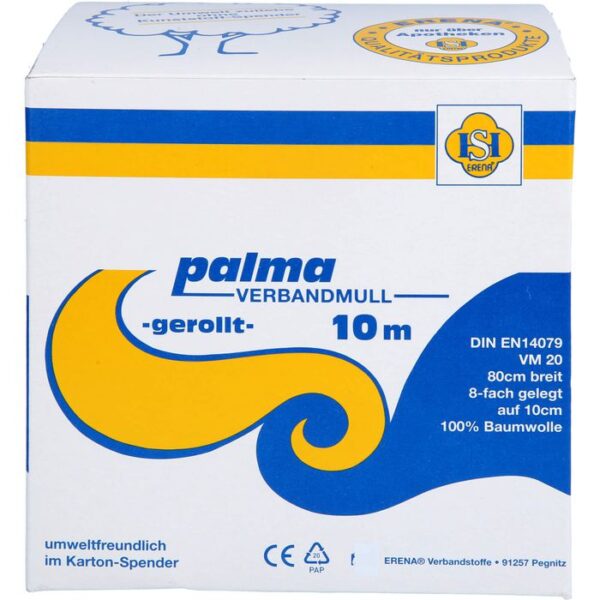 PALMA Verbandmull 80 cm 10 m Rolle 10 m