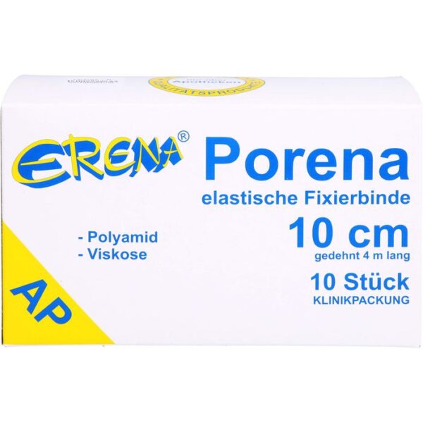 PORENA elast.Mullbinde 10 cm weiß o.Cello 10 St.