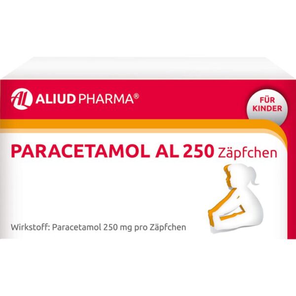 PARACETAMOL AL 250 Kleinkindersuppositorien 10 St.