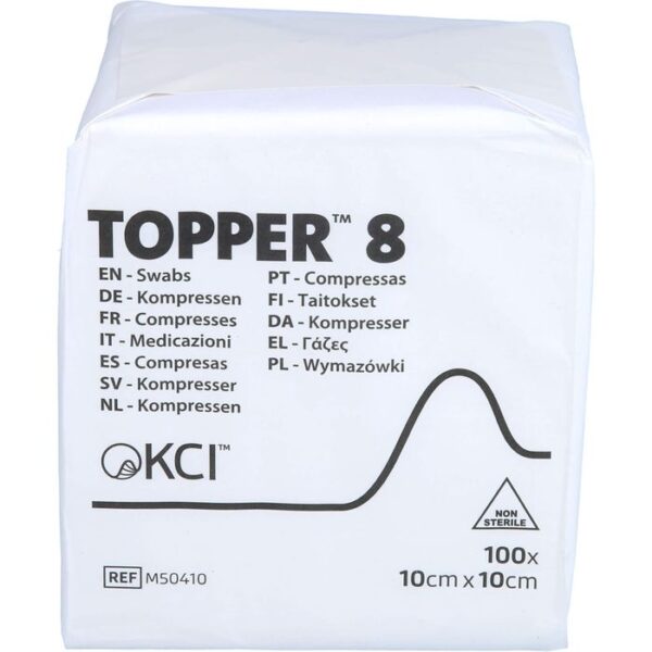 TOPPER 8 Kompr.10x10 cm unsteril 100 St.