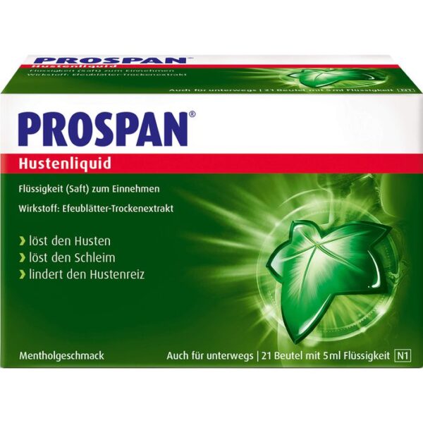 PROSPAN Hustenliquid im Portionsbeutel 105 ml