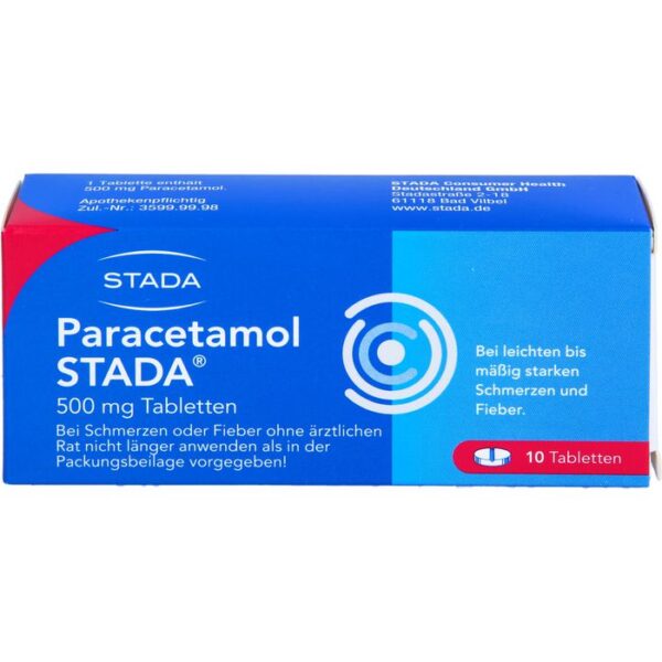 PARACETAMOL STADA 500 mg Tabletten 10 St.