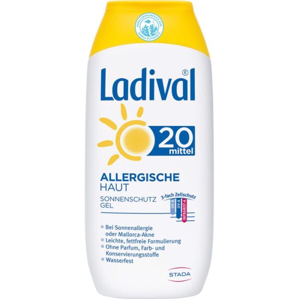 LADIVAL allergische Haut Gel LSF 20 200 ml