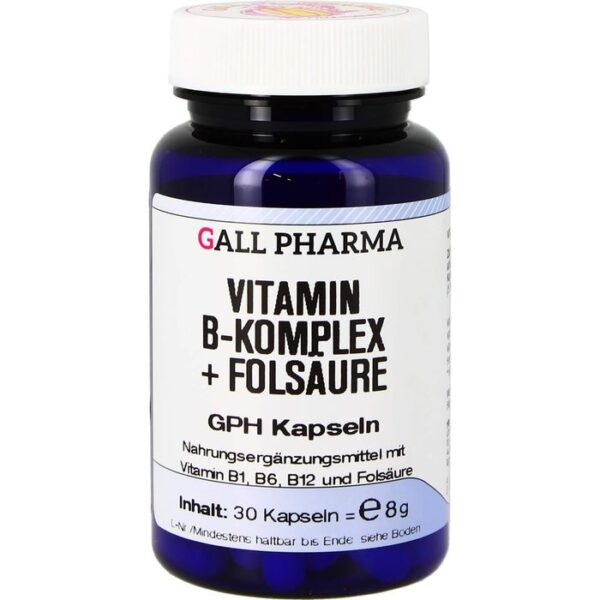 VITAMIN B KOMPLEX+Folsäure Kapseln 30 St.