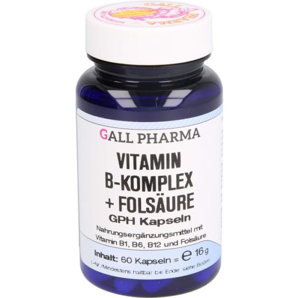 VITAMIN B KOMPLEX+Folsäure Kapseln 60 St.