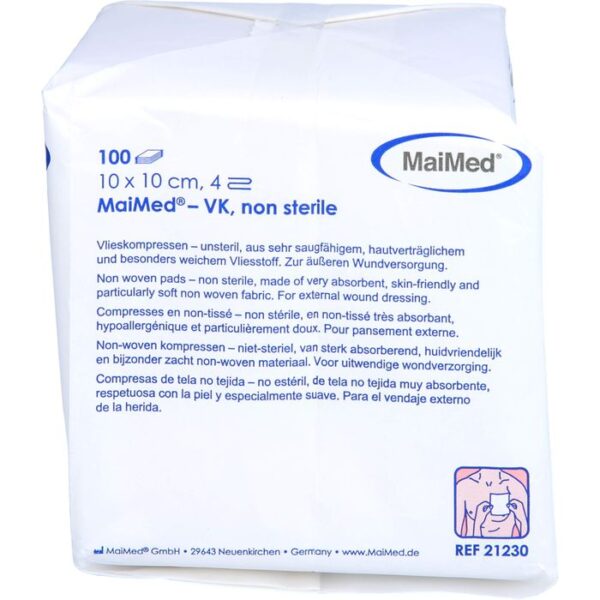 VLIESSTOFF-KOMPRESSEN unsteril 10x10 cm 4fach 100 St.