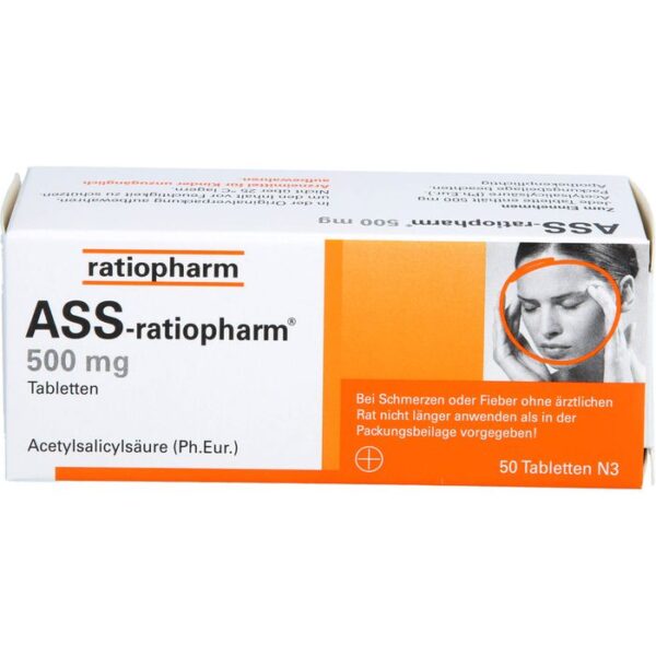 ASS-ratiopharm 500 mg Tabletten 50 St.