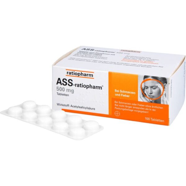 ASS-ratiopharm 500 mg Tabletten 100 St.